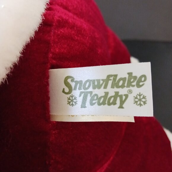 Vintage 2008 Dan Dee Snowflake Teddy 19" Teddy Bear Girl Plush Christmas Dress - Picture 8 of 11